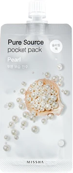 Missha Rozjasňující pleťová maska Pearl Pure Source (Pocket Pack) 10 ml