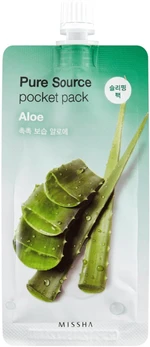 Missha Hydratačná nočná maska Aloe Vera Pure Source (Pocket Pack) 10 ml