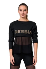 Women's T-shirt Nebbia Intense Mesh T-shirt 805 black XS