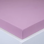 Napínacia plachta na posteľ jersey EXCLUSIVE fialová 180 x 200 cm