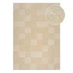 Beżowy dywan wełniany 230x160 cm Checkerboard – Flair Rugs