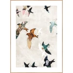 Obraz 30x40 cm Abstract Birds – Malerifabrikken