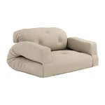 Beżowa sofa rozkładana odpowiednia na zewnątrz Karup Design OUT™ Hippo Beige