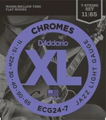 D'Addario ECG24-7 Elektromos gitárhúr