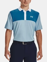 Under Armour T-Shirt UA Perf 3.0 Color Block Polo-BLU - Men