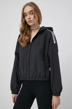 Bunda adidas Originals Adicolor HC2022 dámská, černá barva, přechodná, HC2022-BLACK