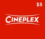 Cineplex $5 Gift Card CA