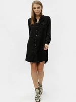 Black shirt dress with pockets VERO MODA Silla