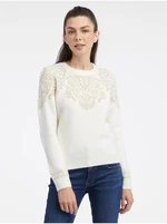 Orsay Creamy Women's Patterned Sweater - Women's