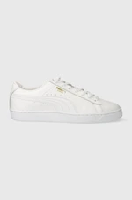 Sneakers boty Puma Basket Classic XXI bílá barva, 374923