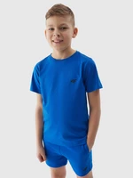 Chlapecké hladké tričko - kobaltové