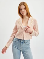 Orsay Világos rózsaszín női tweed dzseki - Hölgyek