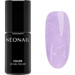 NEONAIL Baby Bloomer gelový lak na nehty se třpytkami odstín Purple-mazing 7,2 ml