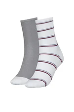 Socks - Tommy Hilfiger TH WOMEN SOCK 2P LUREX STRIPE multicolour