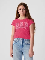 Pink girly T-shirt with GAP logo