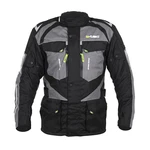 Pánská moto bunda W-TEC Burdys Evo  černo-šedá  4XL