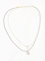 Gold plated necklace Yups dbi0474. R21