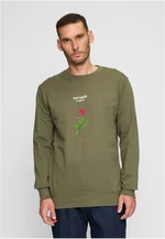 Lost Youth Rose Crewneck Olive