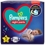 PAMPERS Night Pants S 5 (12 - 17kg), 22 ks