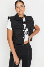 Trendyol Black Slit Detailed Vest