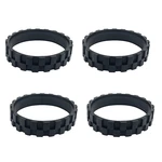 4PCS For Roborock S5/T6/T7 Accessories Xiaomi Walking Wheel Tire Skin Replacement Robot Vacuum Cleaner Parts