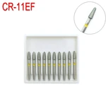 10 pcs/set Dental Diamond FG High Speed Burs forTeeth Polishing 1.6mm Dentist Teeth Whitening Tool CR-11EF