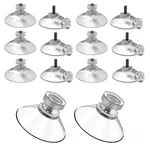 5/3/2/1Pcs Clear Sucker Suction Cups Mushroom Head Strong Vacuum Suckers Hooks Hanger For Window Decoration Wedding Car Glass