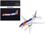 Boeing 737-700 Commercial Aircraft "Southwest Airlines - Colorado One" White and Blue "Gemini 200" Series 1/200 Diecast Model Airplane by GeminiJets