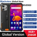 Blackview BV8900 Rugged Android 13 6.5'' Display 8GB 256GB Helio P90 Mobile Thermal Upgrade Thermal By FLIR®