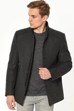 PLT8327 DEWBERRY MEN'S COAT-ANTHRACITE