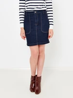 Dark blue denim skirt CAMAIEU - Women