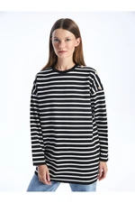 LC Waikiki Women's Crew Neck Striped Long Sleeve Tunic