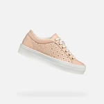 Beige women's sneakers Geox Claudin - Women's