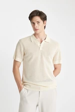 DEFACTO Standard Fit Short Sleeve Knitwear Polo T-Shirt