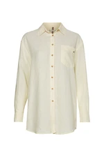 Tommy Hilfiger Shirt - LINEN N RELAXED LONG SHIRT LS yellow