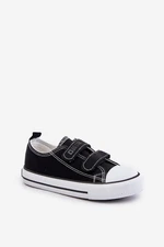 Big Star children's Velcro sneakers black