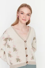 Trendyol Cardigan - Beige - Regular fit