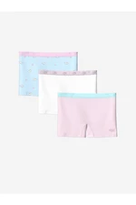 LC Waikiki Printed Girl's Boxer Set of 3