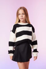 DEFACTO Girl's Crew Neck Sweater