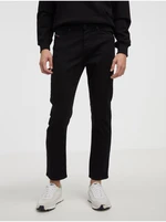 Black Men's Straight Fit Diesel Jeans - Men's