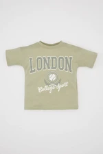 DEFACTO Baby Boy Regular Fit Crew Neck Printed T-Shirt