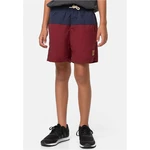 Boys' Block Swim Shorts Dark/Burgundy