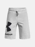 Under Armour UA Rival Fleece Logo Kraťasy dětské Šedá