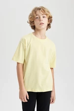 DEFACTO Boy Oversize Fit Crew Neck Basic T-Shirt