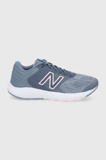 Boty New Balance W520LP7 šedá barva, na plochém podpatku