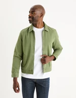 Zelená pánská džínová bunda Celio Gudean