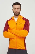 Športová mikina LA Sportiva Existence Hoody oranžová farba, s kapucňou, vzorovaná, P53102320