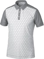 Galvin Green Mio Mens Breathable Short Sleeve Shirt Cool Grey/Sharkskin XL Polo-Shirt
