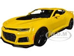 2017 Chevrolet Camaro ZL1 Yellow Metallic "Special Edition" 1/24 Diecast Model Car by Maisto