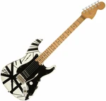 EVH Striped Series 78 Eruption Relic Relic White with Black Stripes Relic Chitară electrică